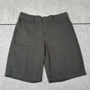 Dickies Flex Relaxed Fit Shorts Mens 34 Black Multi-Use Pocket Workwear Casual